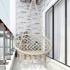 Sonyabecca LED Macrame Hammock Hanging Swinging Chair, Indoor/Outdoor Hanging - Image 7