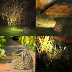 EiGreen 4 Pack Solar Garden Rock Lights Outdoor Decorative, 10 LED Waterproof - Image 8