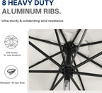 ABCCANOPY Durable Solar Led Patio Umbrellas - Image 7