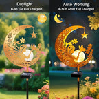 YJFWAL Garden Solar Fairy Lights Pathway Stake Lights Glass Globe - Image 3