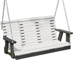 Poly Lumber Wood 4FT Porch Swing Amish Craftsmandship Made in USA HDPE by Unknown
