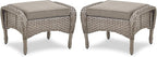 Belord Outdoor Ottomans for Patio Foot Rest by Belord