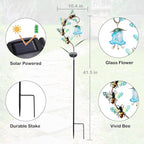 Afirst Decorative Solar Lights Outdoor Solar Bee Stake Light - Image 2
