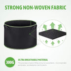 Delxo 10 Gallon Grow Bags 10 Pack - Image 4