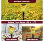 Easter Solar Pathway Lights Outdoor Decorative 4 Pack, Valentines Day Halloween - Image 4