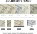 RYB HOME Outdoor Curtains for Patio Waterproof Block Sunlight Thermal Insulated - Image 8