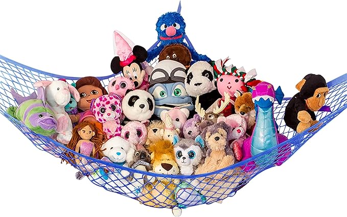 Lilly's Love Stuffed Animal Hammock | Corner Hanging Organizer, Toy Storage by LillysLove