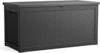 260 Gallon Resin Deck Box, Lockable Patio Outdoor Storage Box - Image 6