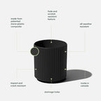 Veradek Demi Series Round Planter - Image 2