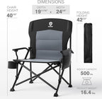 EVER ADVANCED Oversized Folding Camping Chair - Image 6