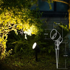 Malibu 8 Pack Low Voltage Spotlights Outdoor Landscape Lighting 20W 145 Lumens - Image 8