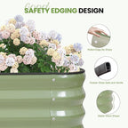 G GOOD GAIN 3-in-1 Adjustable Raised Garden Bed Kit | Galvanized Planter Boxes - Image 4