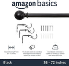 Amazon Basics Adjustable Curtain Rod - Image 2
