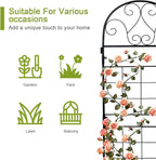 hogardeck 1PC 45x14 Inch Heavy Duty Metal Trellis - Image 5