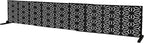 Oakland Living 6 ft. X 4 ft. Black Freestanding Metal Privacy Screen Room - Image 6