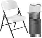 Nazhura 350 Weight Limit Heavy Duty Plastic Folding Chair by NazhuraGoodCompanionAtHome