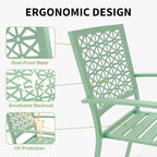 GAOMON 3 Piece Patio Bistro Set, Outdoor Patio Furniture Set - Image 4