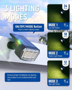 Solar spotlights Outdoor 63 LED 3 Lighting Modes, IP65 Waterproof Lighten Yard - Image 4