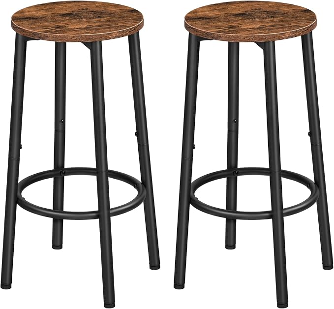 HOOBRO Bar Stools, Kitchen Round Height Stools by HOOBRO