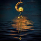 Moon Solar Lights Wind Chimes for Outside Gift for Women, Mom and Grandma - Image 5