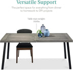 Best Choice Products 6-Person Indoor Outdoor Acacia Wood Dining Table, Picnic - Image 7
