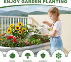 AHEONLAR 3 Pack 4×2×1.5ft Galvanized Raised Garden Beds Outdoor, Sturdy Planter - Image 2