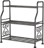 GIOTORENT Plant Stand Outdoor Indoor 3 Tier Metal Waterproof - Image 6