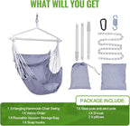 Backyard Expressions Hanging Hammock Chair Swing - Image 5