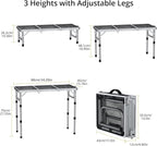 Anbte 3ft Folding Grill Table - Image 3