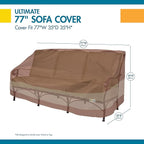 Duck Covers® Ultimate Waterproof Outdoor Loveseat and Sofa Cover - Image 3