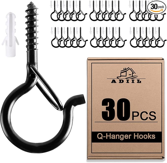 ADIIL 30 PCS Q Hanger Hooks by ADIIL