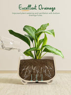 LE TAUCI Plant Pots, 4.1+5.1+6.5 inch, Ceramic Planters - Image 4