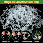 200 Pcs Plant Support Garden Clips, Tomato Clips, Crop Clips - Image 6