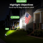 ALUSSO® Solar Landscape Spotlights 3CCT, Dimmable Solar Spot Lights Outdoor - Image 5