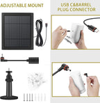 3 Pack - Solar Panel for Security Camera Spotlight Cam Plus/Pro Stick Up - Image 6