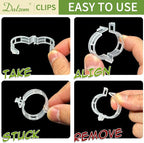 Dalzom® 300Pcs Tomato Clips, Plastic Trellis Clips Plant Support Clips - Image 7