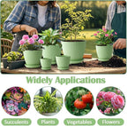 7.5/6.5/5.5/4.9/4.2/3.5 Inch Plant Pots - Image 2