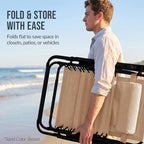 Best Choice Products Set of 2 Extra Wide Adjustable Steel Mesh Zero Gravity - Image 7
