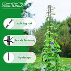 Trellis for Climbing Plants Outdoor, 2 Pack 73inch Tall Plants Trellis Support - Image 2