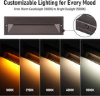 LEONLITE 12-Pack 10.6 Inch 5CCT LED Low Voltage Step Lights, 12–24V AC/DC 6W - Image 5