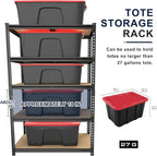Garage Storage Shelves, 2400 LBS Heavy Duty Shelving, Metal Garage Shelves - Image 7
