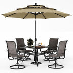 PHI VILLA Patio Dining Set by PHIVILLAThepioneerofcomfortablehouseholdsupplies
