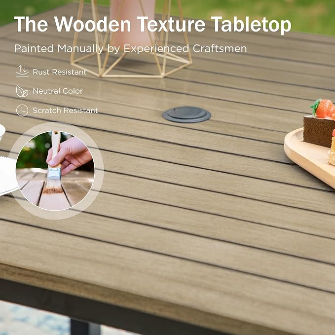 PHI VILLA 5 Pieces Outdoor Dining Set - Image 9