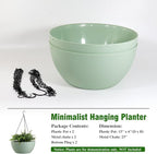 13 inch Large Hanging Planters Plant Pots - Image 4