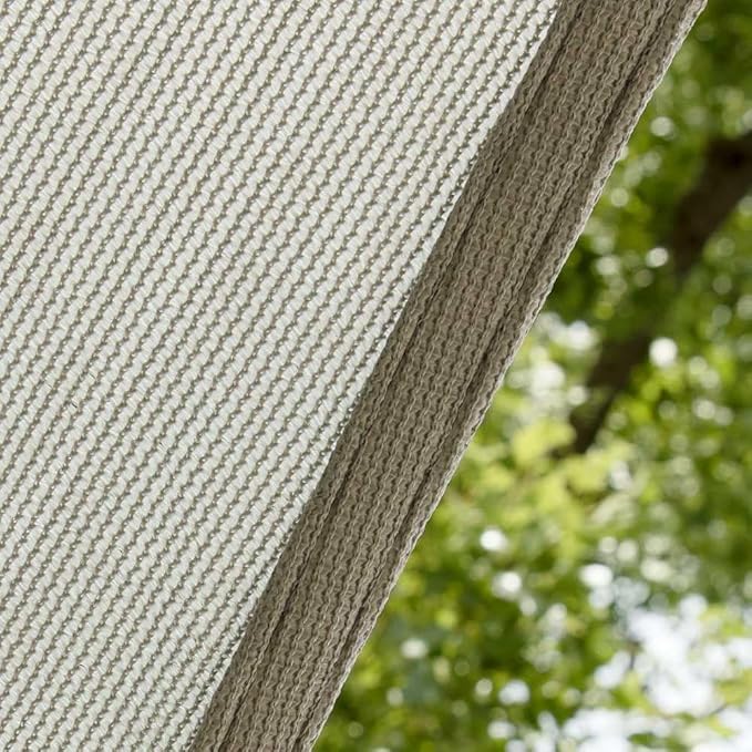Amgo 8' x 8' x 8' Grey Triangle Sun Shade Sail UPF50+ Canopy Awning AGSLT - Image 8