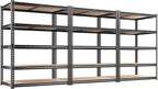 REIBII 2400LBS Storage Shelves 5 Tier Garage Shelving Heavy Duty, Adjustable by REIBII