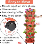 DUNCHATY Stackable Planter Vertical Strawberry Planter - Image 6