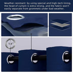 DIVA EN CAMINO DEC Outdoor Patio Curtain Waterproof Darkening Thermal Insulated - Image 3
