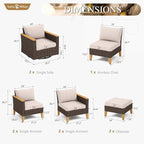 Sophia & William Patio Furniture Set - Image 7