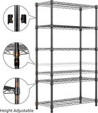 1250 lbs Storage Shelving Utility Shelving Unit 5-Tier Utility Shelving Unit - Image 5